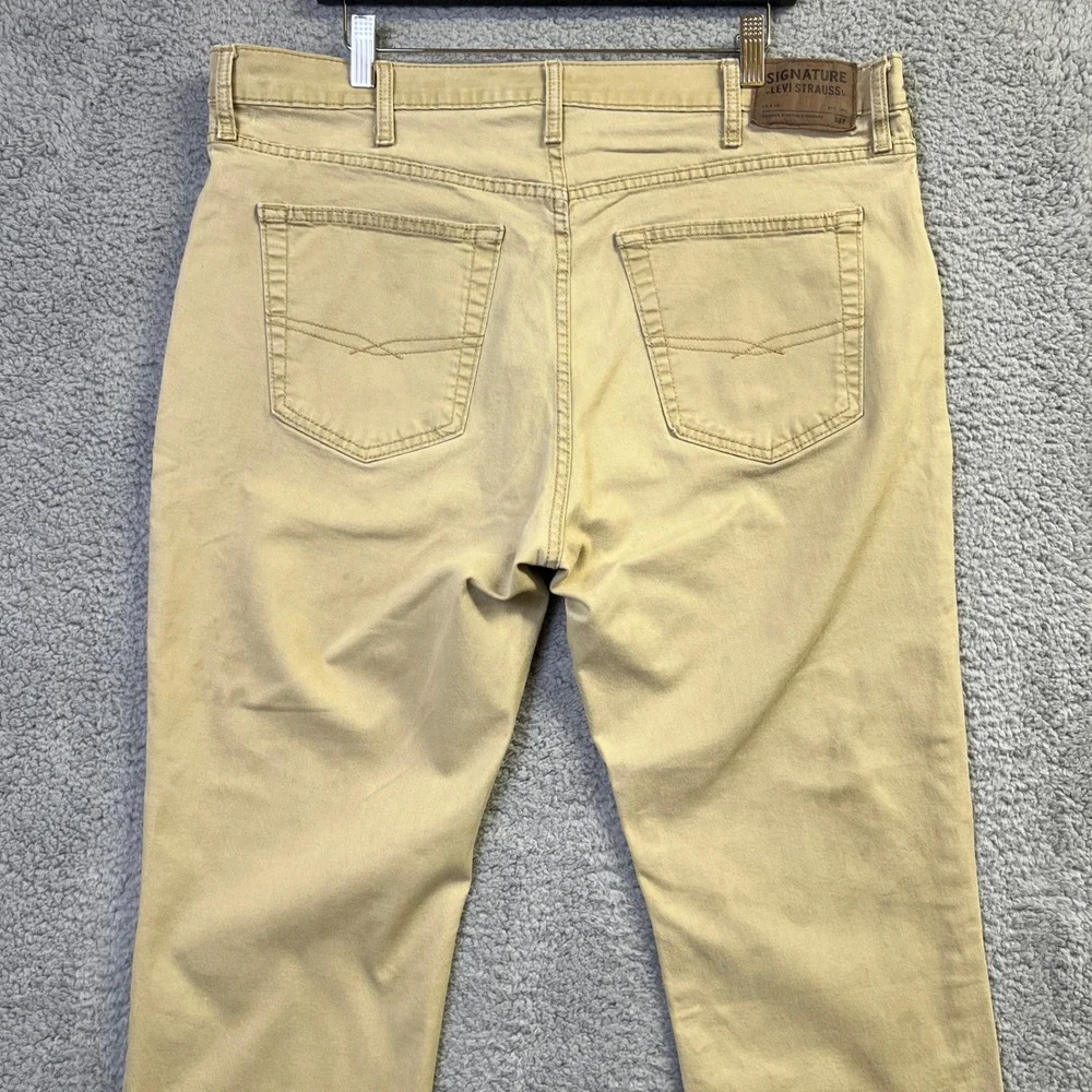 Levis S67 Pants Men 40x30 Tan Athletic Fit Chino Gorpcore Workwear Utility Work